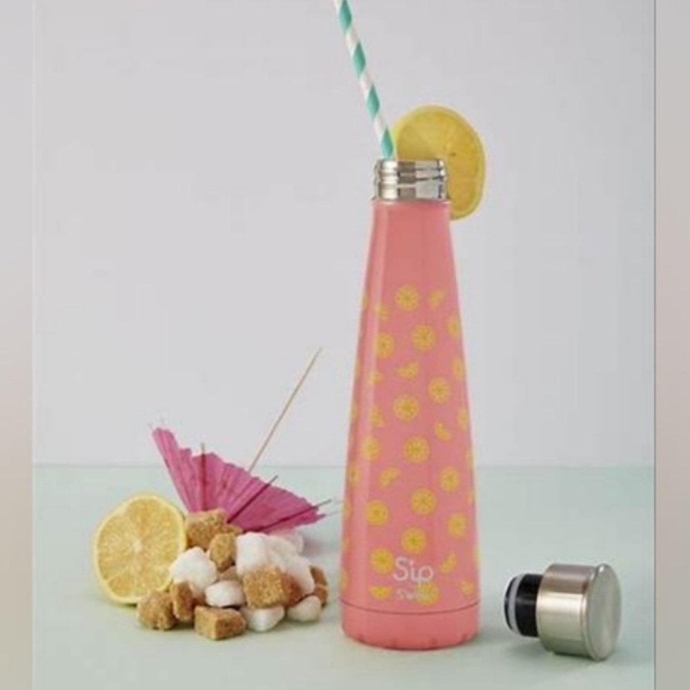 EUC Sip by Swell stainless steel 15oz Lemon Drop Water Bottle